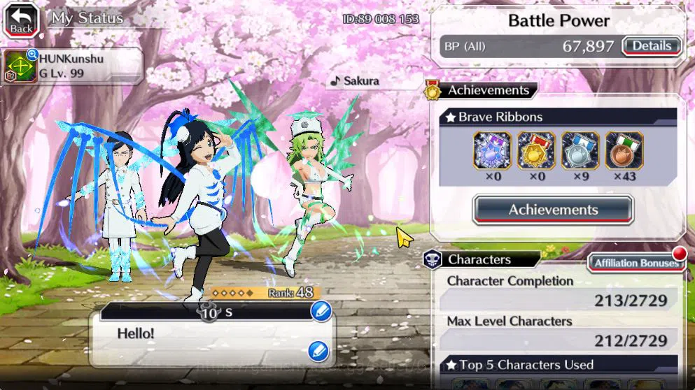 Bleach: Brave Souls Accounts [GLOBAL]6K Orbs+Fresh All Story|TYBW26[Giselle,Can image 14