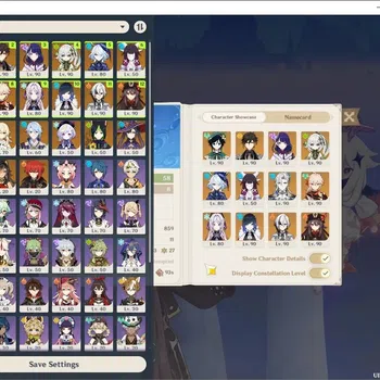 Genshin Impact Accounts Others ASIA|AR 58|Arle Team|14 Limit +8 (*5Weap)|(Hu Tao
