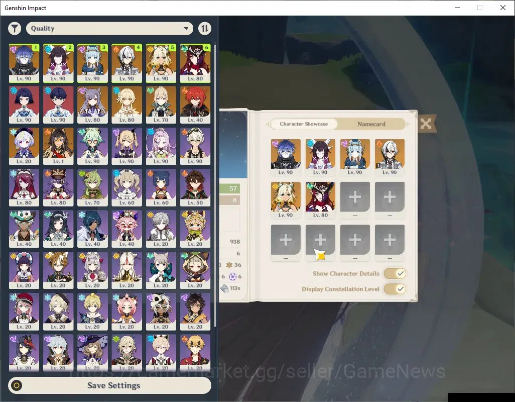 Genshin Impact Accounts ASIA|AR 57|FlinsC1+Sign+PremTeam|6 Limited + 6(*5W image 2