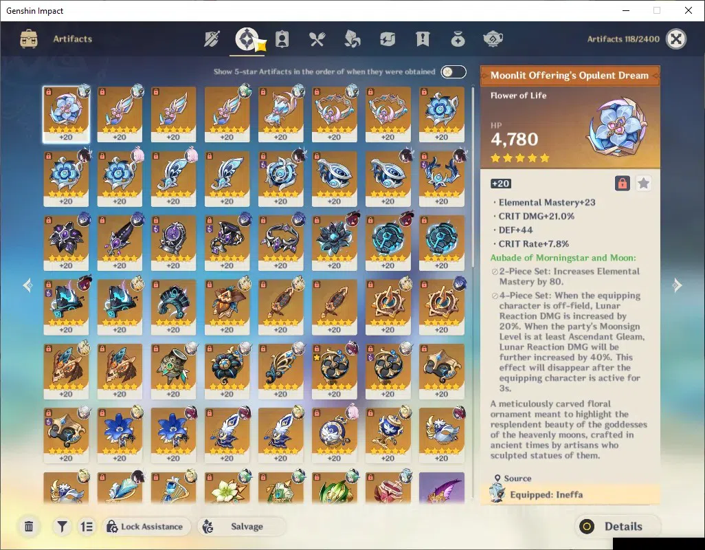 Genshin Impact Accounts ASIA|AR 57|FlinsC1+Sign+PremTeam|6 Limited + 6(*5W image 9