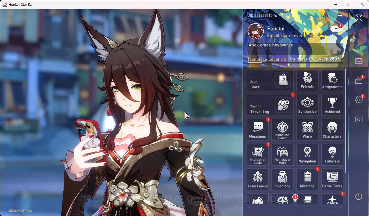 Honkai Star Rail Accounts ASIA TL65 | Cyrene+S, Fugue+S, Fu Xuan E1 | Firefl image 2