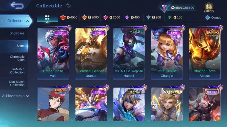 Mobile Legends: Bang Bang Accounts Global|Hero 132|Skin 262|Renowned|Collector Natali image 8