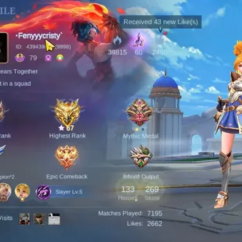 Mobile Legends: Bang Bang Accounts Collector Hero 133|Skin 269|Ex Glory 67|Karina KoF,Hayabusa