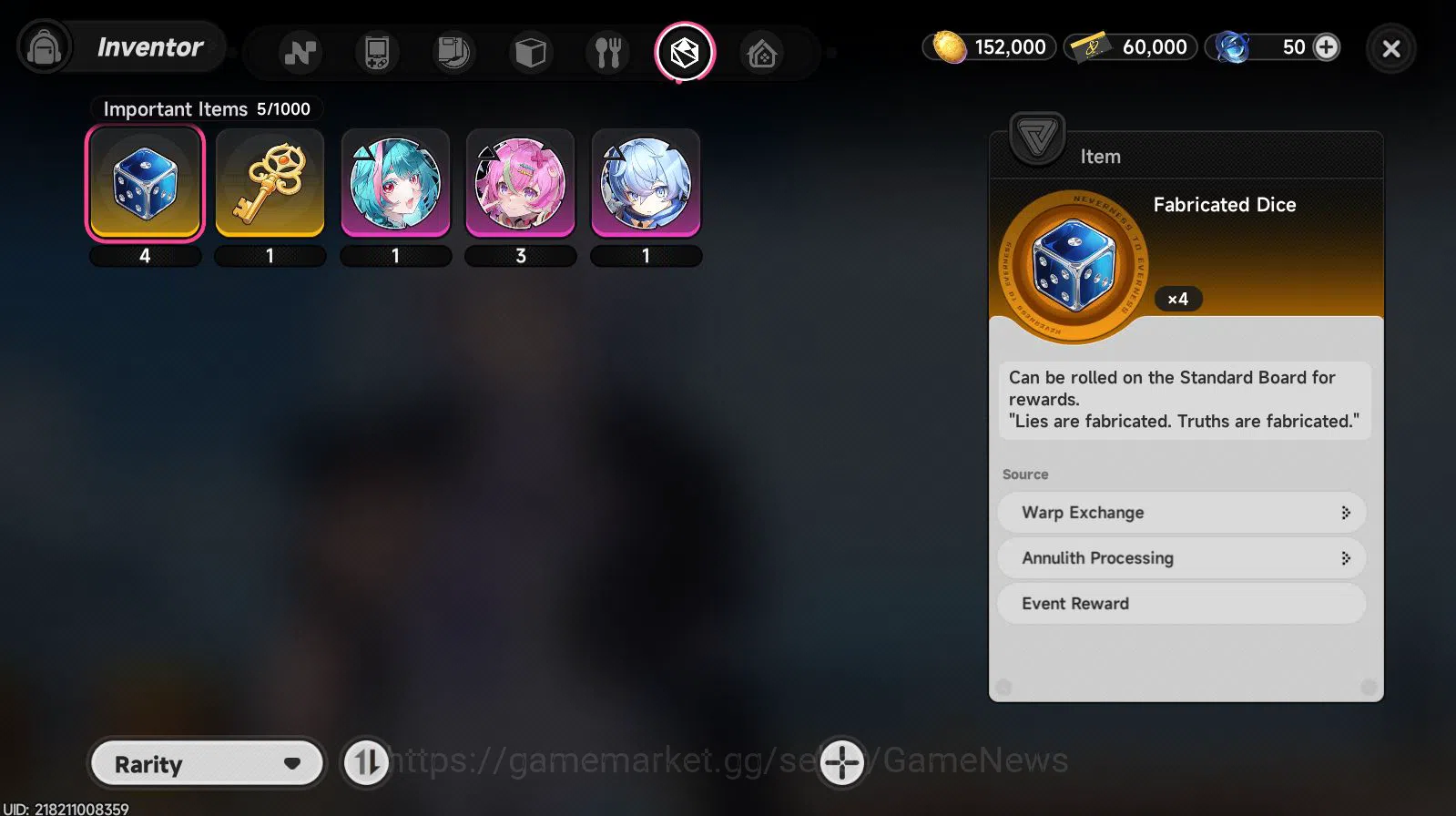 Neverness to Everness Accounts EU HL 3 | Fresh Starter 1 SSR (Nanally) + 4 SR (Ed image 4