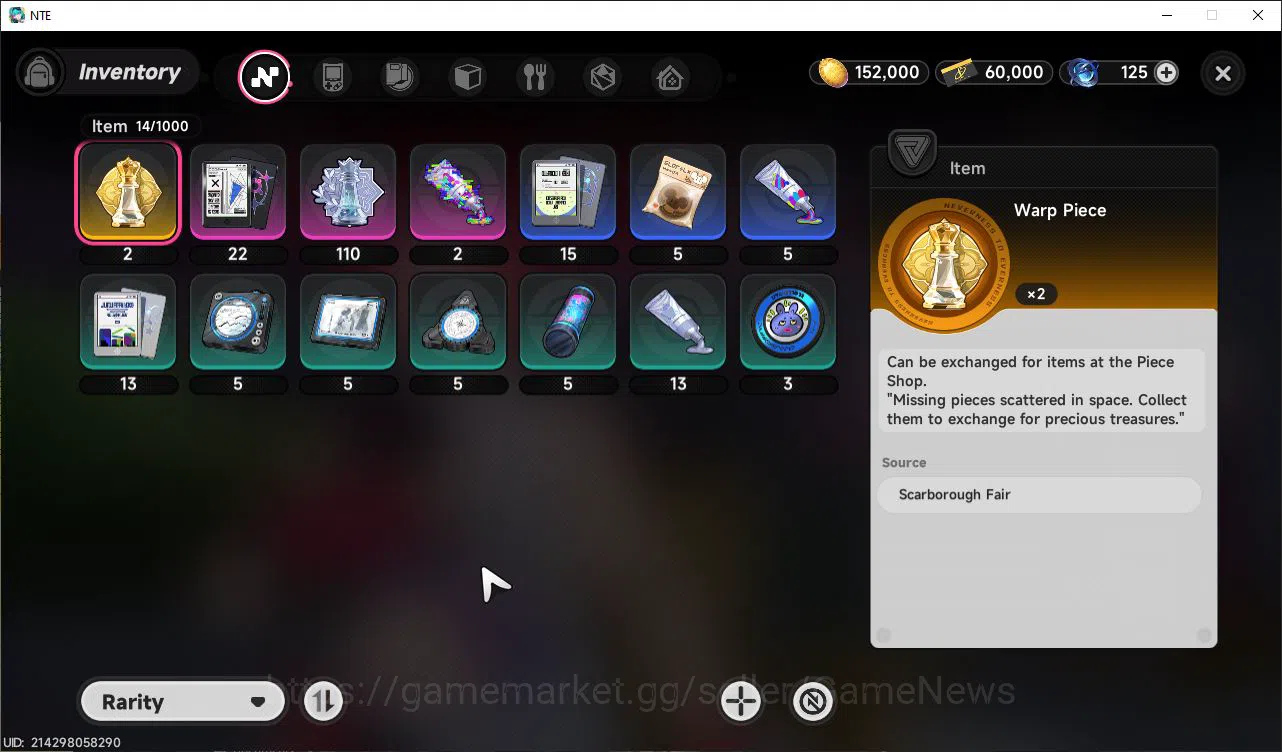 Neverness to Everness Accounts GLOBAL NA|HL 3| 1 SSR Limited Nanally + Skin |5 SR image 7