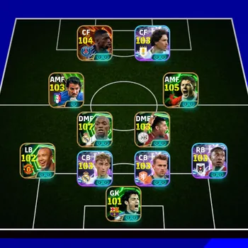 eFootball Accounts Legends & Iconic Players EFB MOBILE [TS 3203] | DEMBELE BIG TIME,EPIC MAKELELE & ICONIC PLAYER RARE