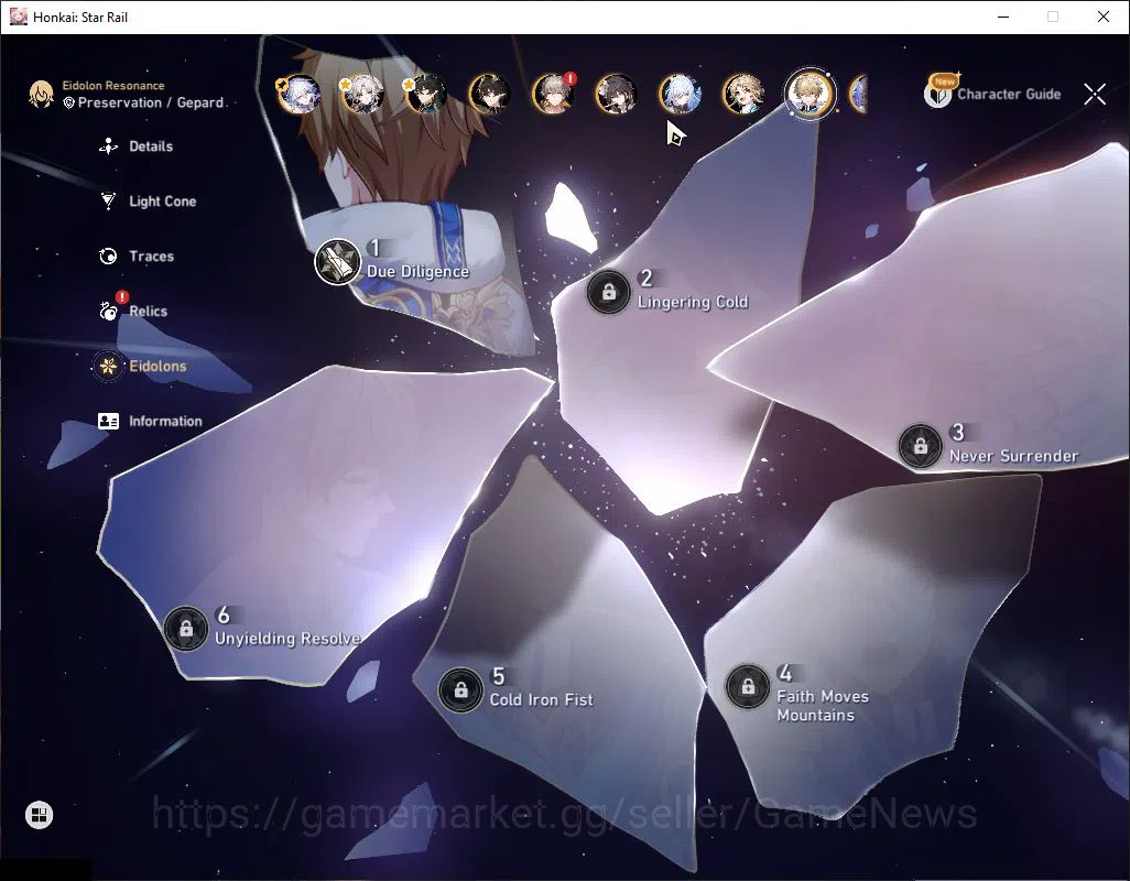 Honkai Star Rail Accounts Asia|TL 70|18 Limited|[Evernight,Cyrene,Feixiao]+S image 12