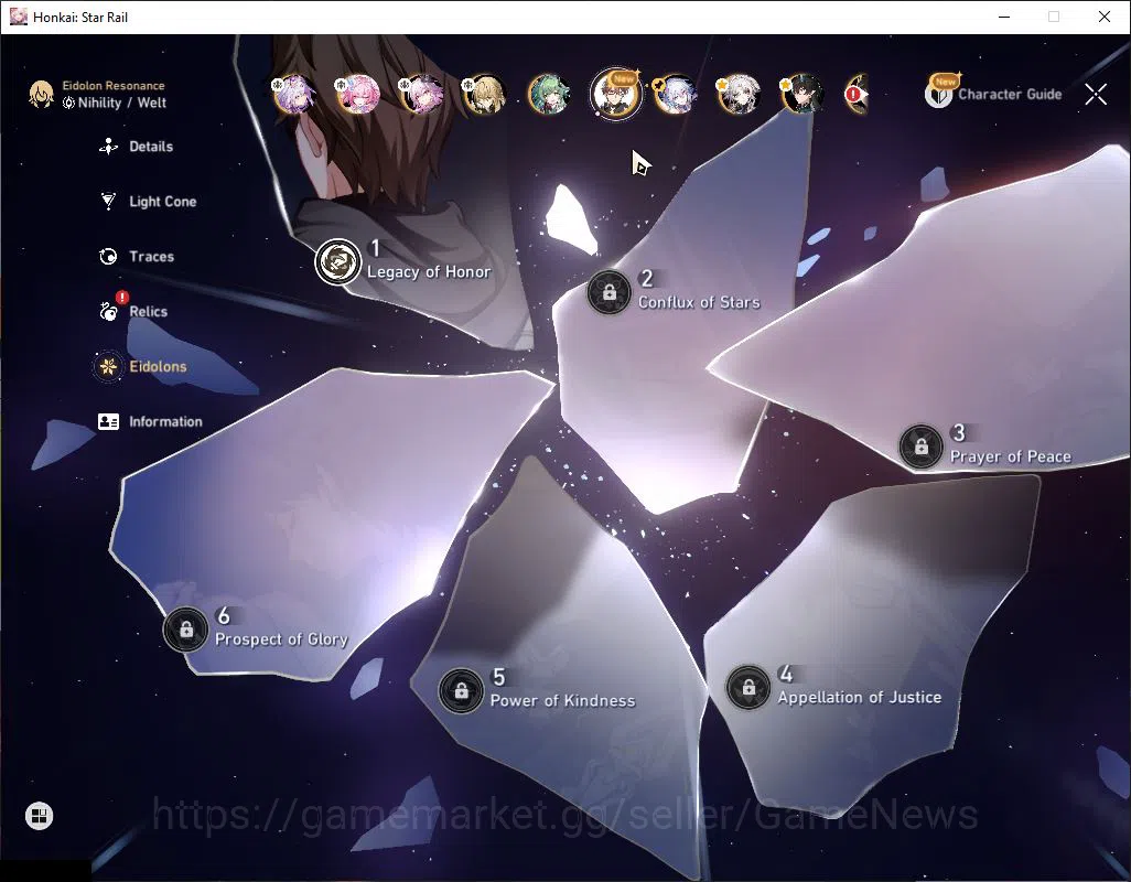 Honkai Star Rail Accounts Asia|TL 70|18 Limited|[Evernight,Cyrene,Feixiao]+S image 14