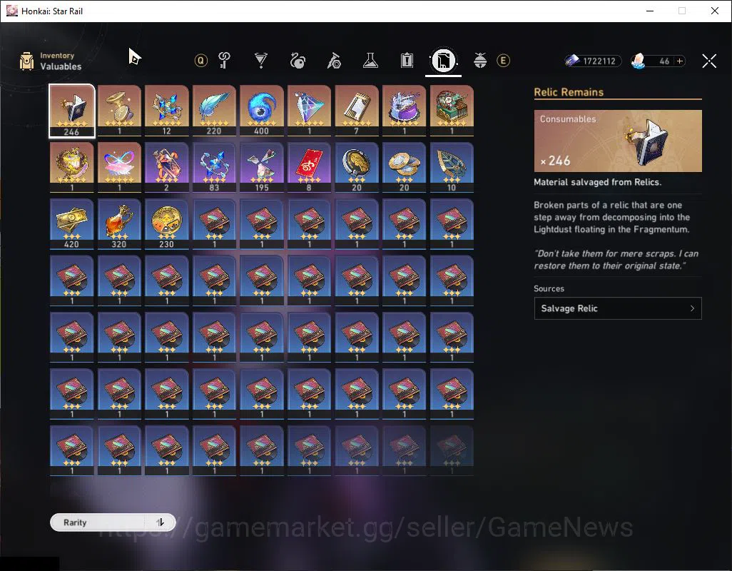 Honkai Star Rail Accounts Asia|TL 70|18 Limited|[Evernight,Cyrene,Feixiao]+S image 4