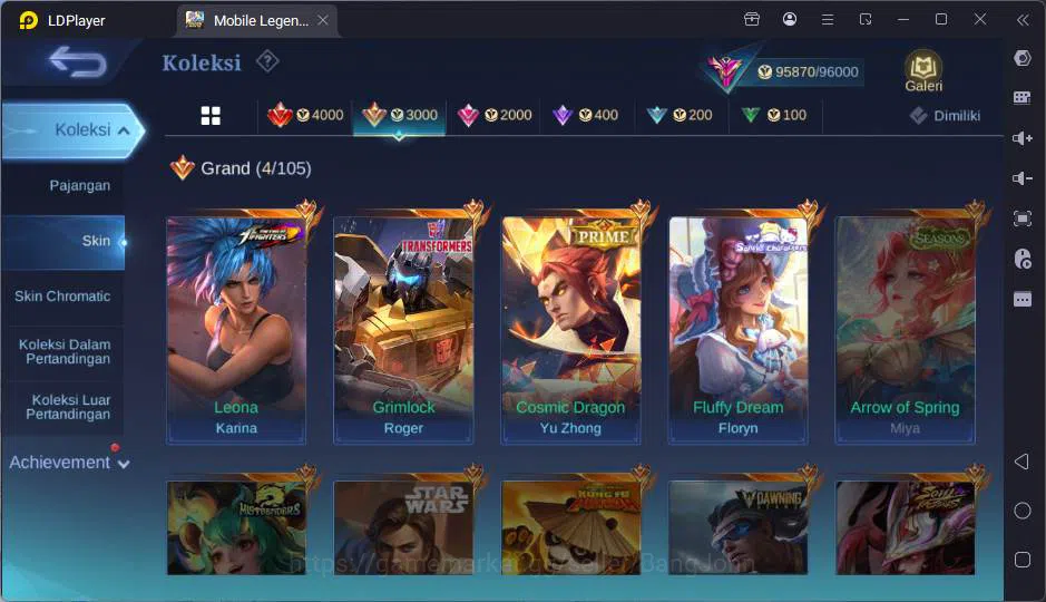 Mobile Legends: Bang Bang Accounts GLOBAL|Hero 132|Skin 347|Prime Yz,Trf Roger,Sanrio image 18