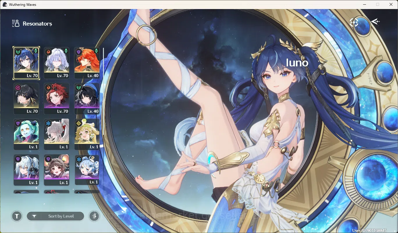 Wuthering Waves Accounts Others SEA|UL 49|Rank 4|5 Char Limited [Iuno,Mornye,Hiyuki]+Sign,Augusta,Rebecca |Mc Female 2
