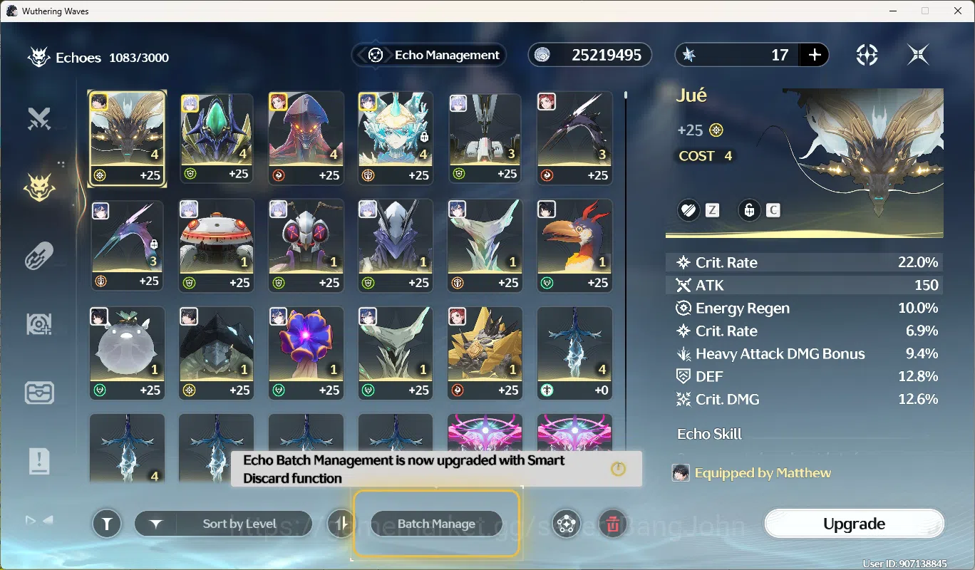 Wuthering Waves Accounts Others SEA|UL 49|Rank 4|5 Char Limited [Iuno,Mornye,Hiyuki]+Sign,Augusta,Rebecca |Mc Female 5