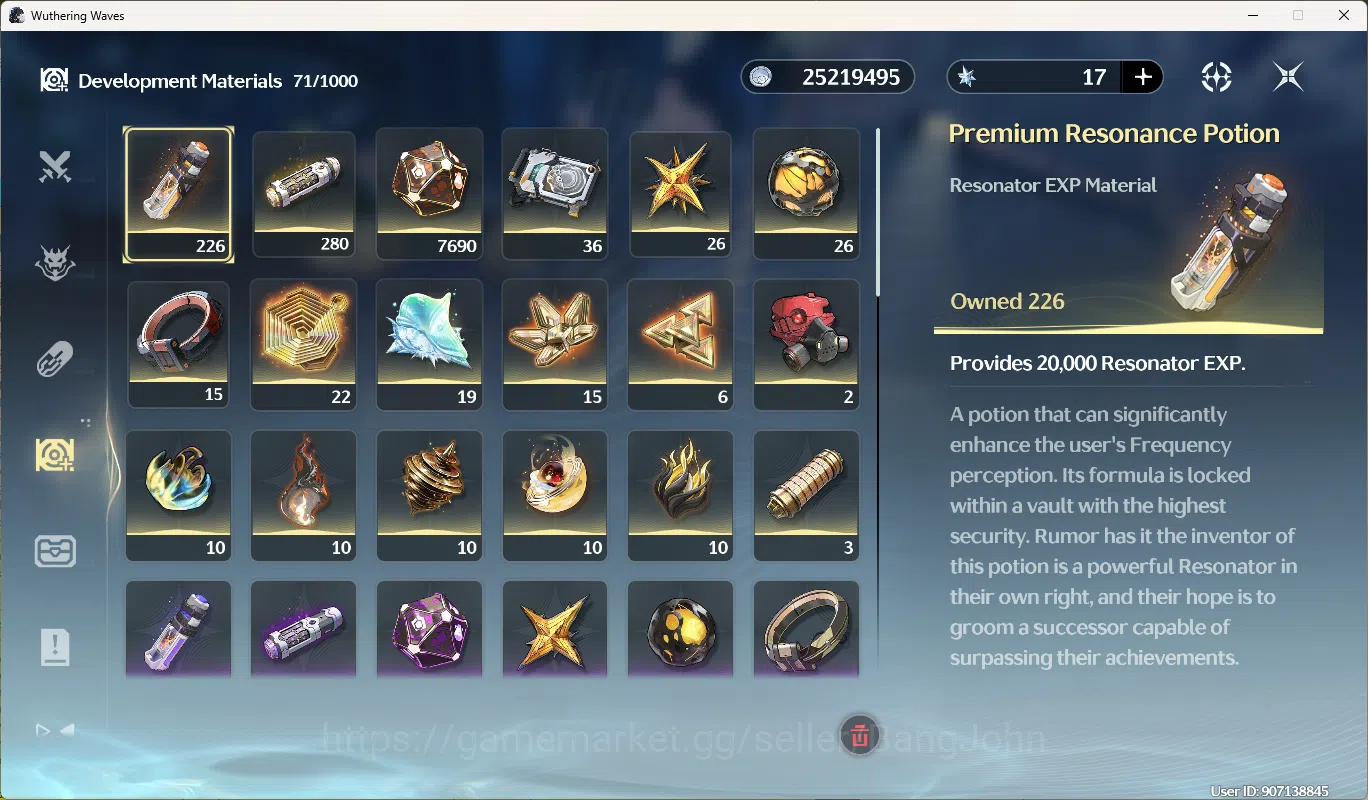 Wuthering Waves Accounts Others SEA|UL 49|Rank 4|5 Char Limited [Iuno,Mornye,Hiyuki]+Sign,Augusta,Rebecca |Mc Female 7