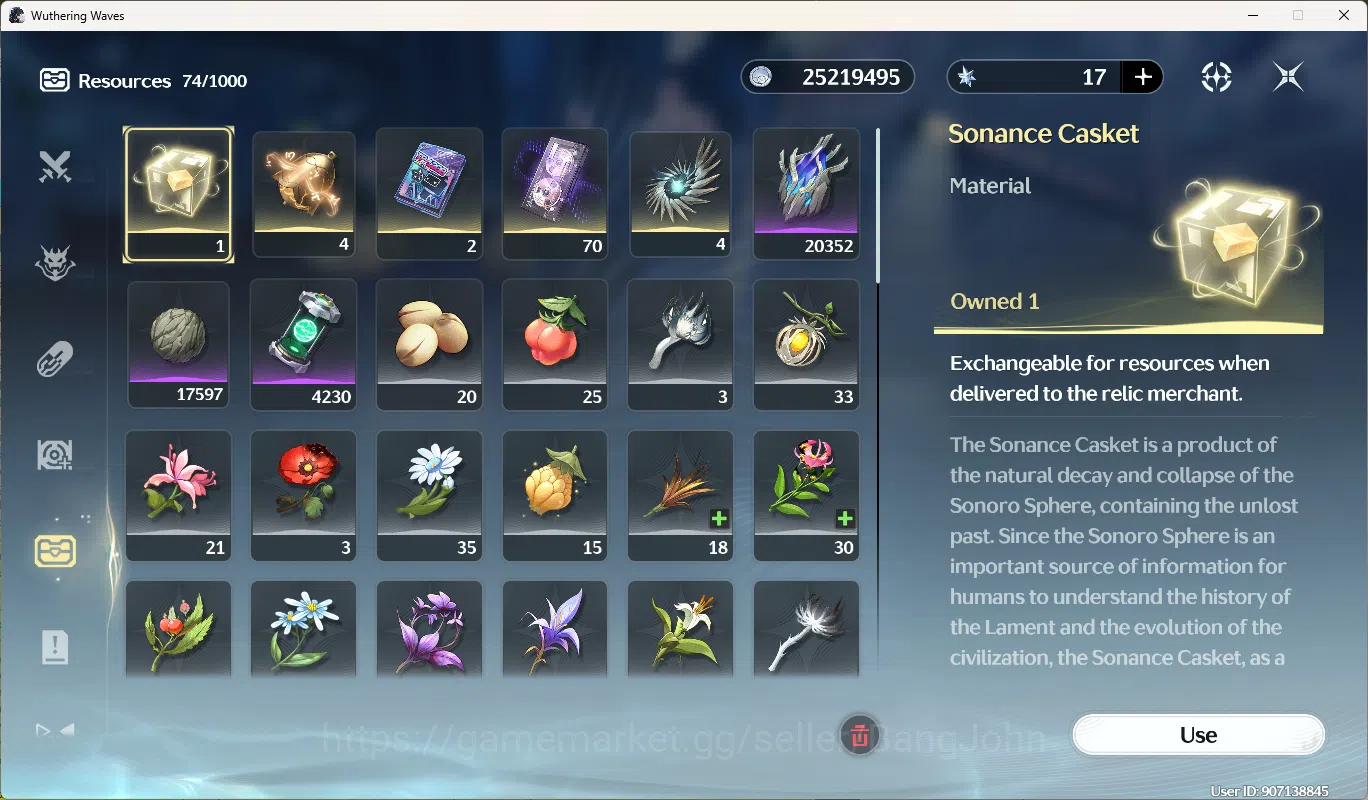 Wuthering Waves Accounts Others SEA|UL 49|Rank 4|5 Char Limited [Iuno,Mornye,Hiyuki]+Sign,Augusta,Rebecca |Mc Female 8