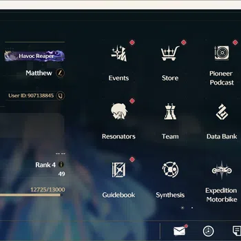 Wuthering Waves Accounts Others SEA|UL 49|Rank 4|5 Char Limited [Iuno,Mornye,Hiyuki]+Sign,Augusta,Rebecca |Mc Female