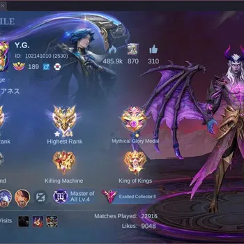 Mobile Legends: Bang Bang Collector Global|Hero 131|Skin 455|Exalted|Legend Franco|Aby image 1