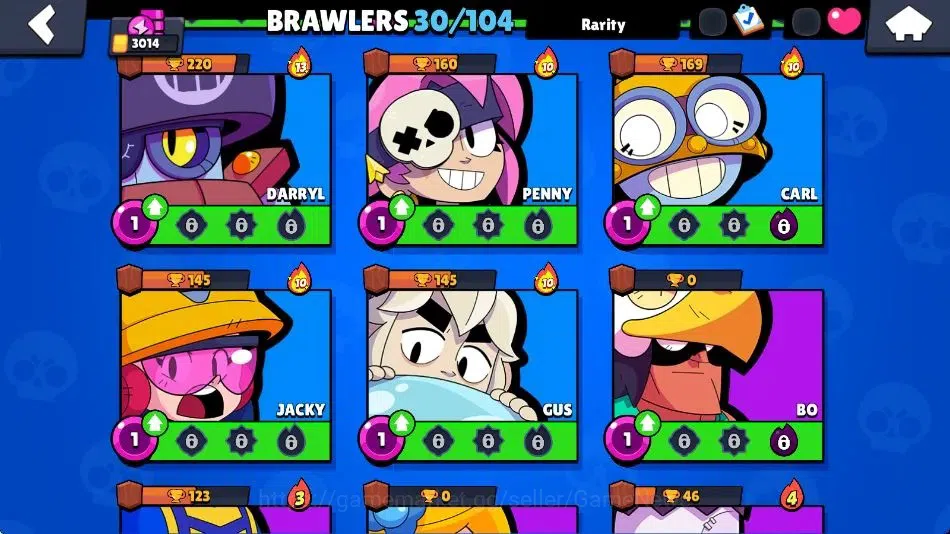 Brawl Stars Accounts 3014 Trophy|8604 Bling|30 Brawlers 2 Max [Bibi,Edg image 10