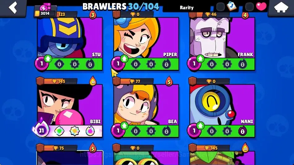 Brawl Stars Accounts 3014 Trophy|8604 Bling|30 Brawlers 2 Max [Bibi,Edg image 11