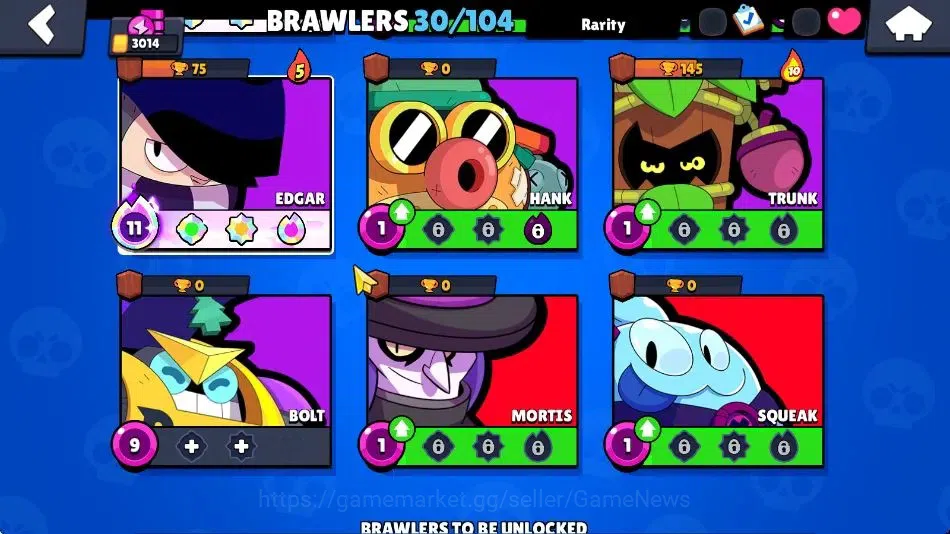 Brawl Stars Accounts 3014 Trophy|8604 Bling|30 Brawlers 2 Max [Bibi,Edg image 12