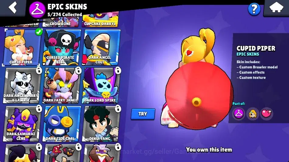Brawl Stars Accounts 3014 Trophy|8604 Bling|30 Brawlers 2 Max [Bibi,Edg image 14