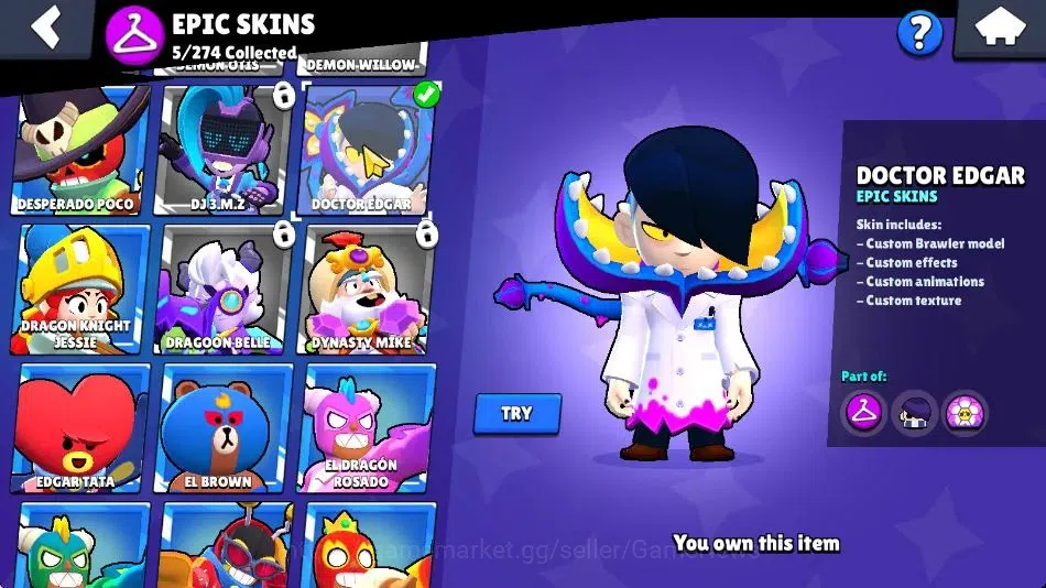 Brawl Stars Accounts 3014 Trophy|8604 Bling|30 Brawlers 2 Max [Bibi,Edg image 15