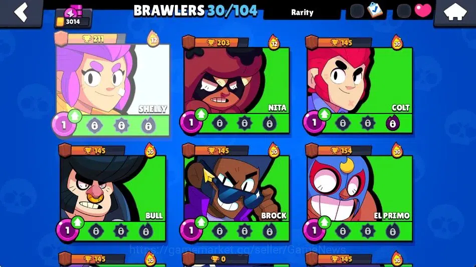 Brawl Stars Accounts 3014 Trophy|8604 Bling|30 Brawlers 2 Max [Bibi,Edg image 8