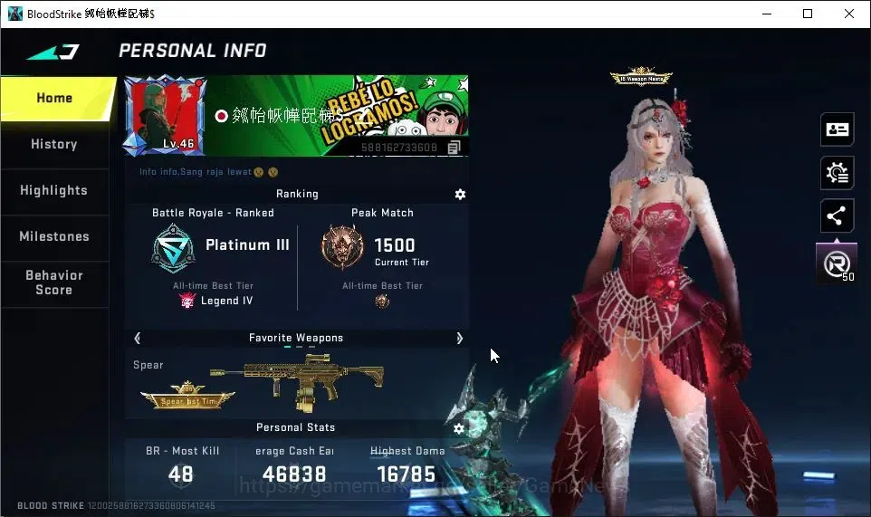 Blood Strike Accounts ASIA|2 ULTRA Melee[Scythe-Luna,Sythe-Harvester]|13 image 2