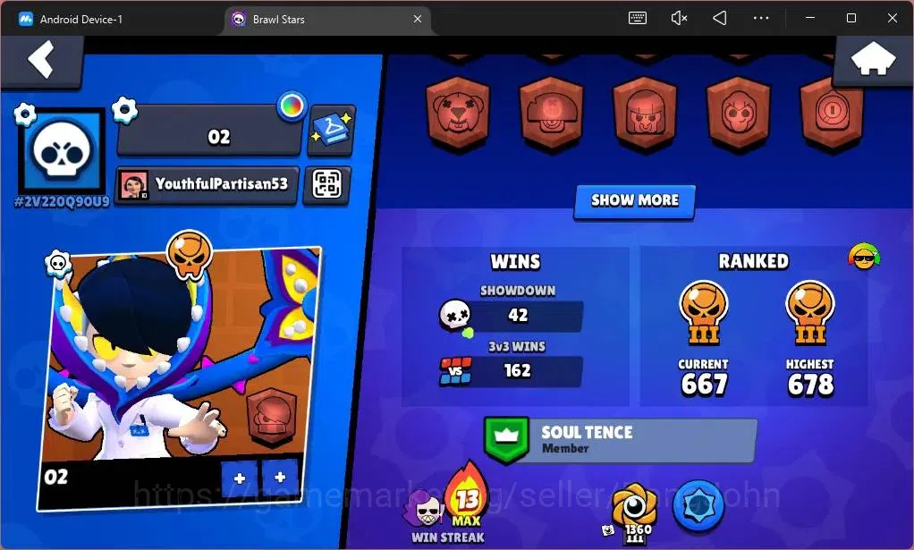 Brawl Stars Accounts Global |2925 Thropy|26 Brawler|2 Max Hypercharge(E image 3