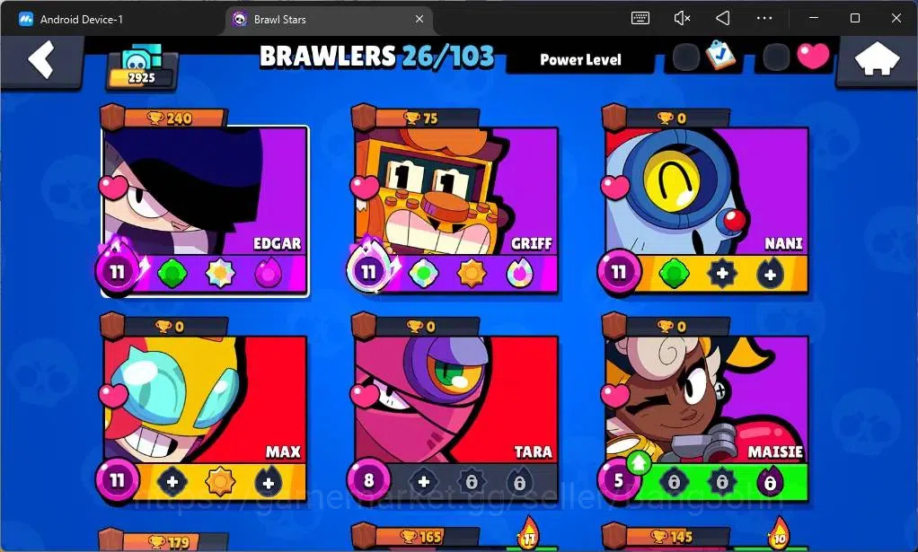 Brawl Stars Accounts Global |2925 Thropy|26 Brawler|2 Max Hypercharge(E image 5