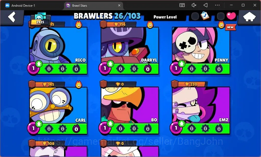 Brawl Stars Accounts Global |2925 Thropy|26 Brawler|2 Max Hypercharge(E image 8