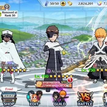 Bleach: Brave Souls Accounts Starter Global|52K BP+7K Orb|Fresh Story|Aizen,Rukia,Ichigo TYBW26|Bambietta TYBW24|Tensa
