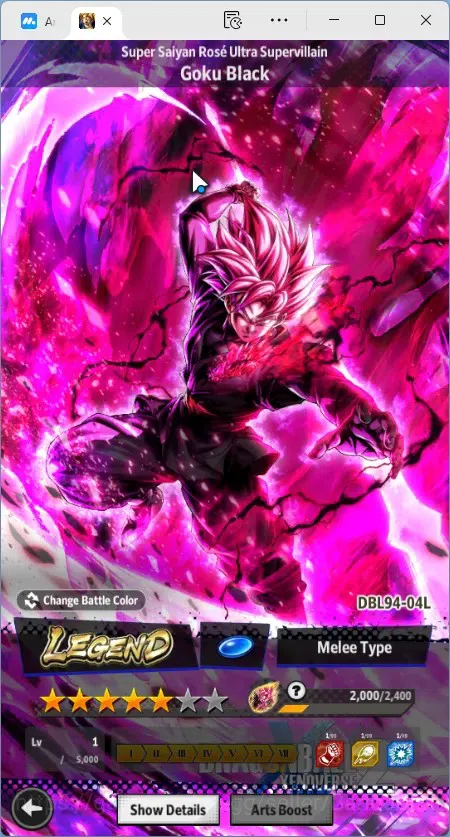 Dragon Ball Legends Accounts Global | Lvl 146|4.4M Total Power|2.4K CC|1 UL|2 L image 2