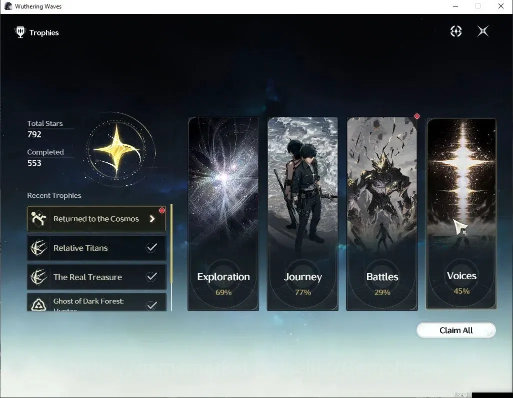 Wuthering Waves Accounts SEA|UL 48|Ready Gacha 71K Astrite+153 LT| 1 Limite image 10