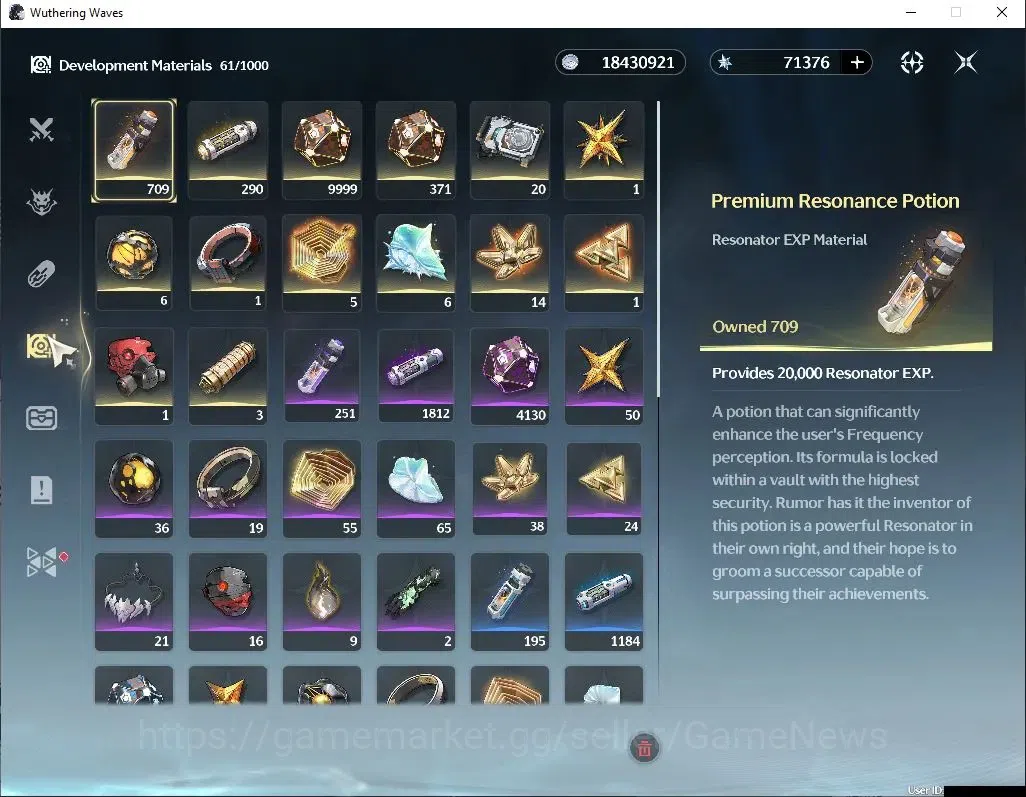 Wuthering Waves Accounts SEA|UL 48|Ready Gacha 71K Astrite+153 LT| 1 Limite image 7