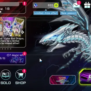 Yu-Gi-Oh! Master Duel Accounts Mid-Level Android|Lv 18|620 Crystal|20 Decks|Dracotail,Sky