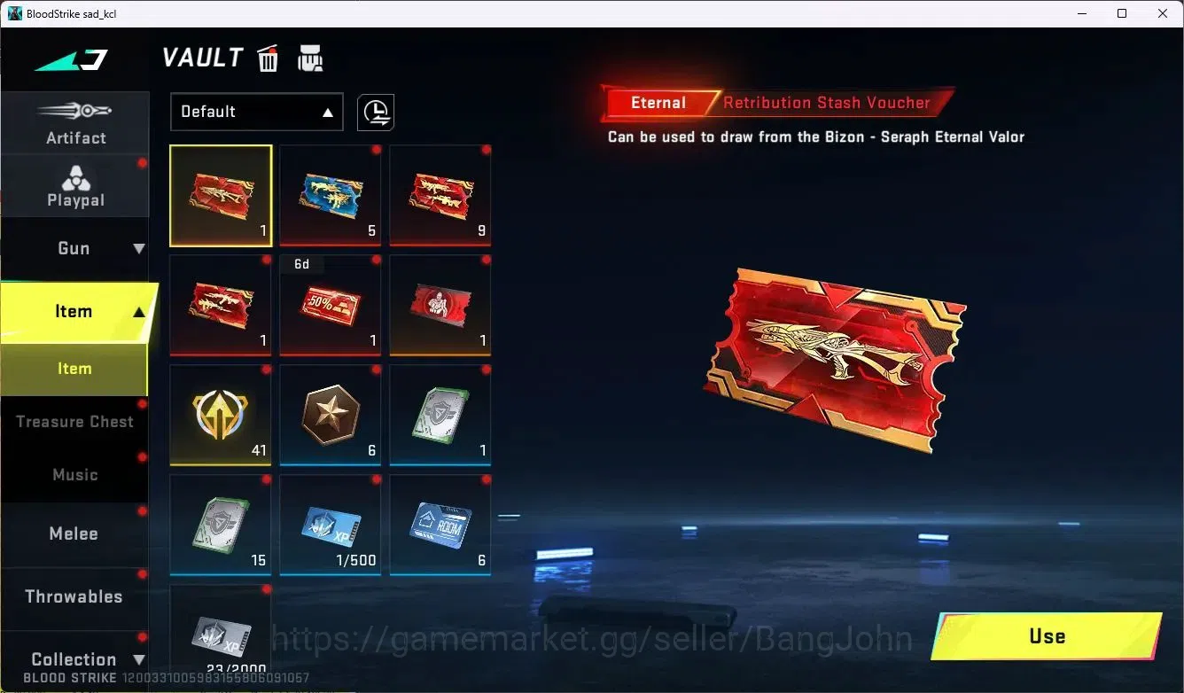 Blood Strike Accounts ASIA | ETERNAL: Desert Eagle-Scorpius |4 Collab Gu image 18