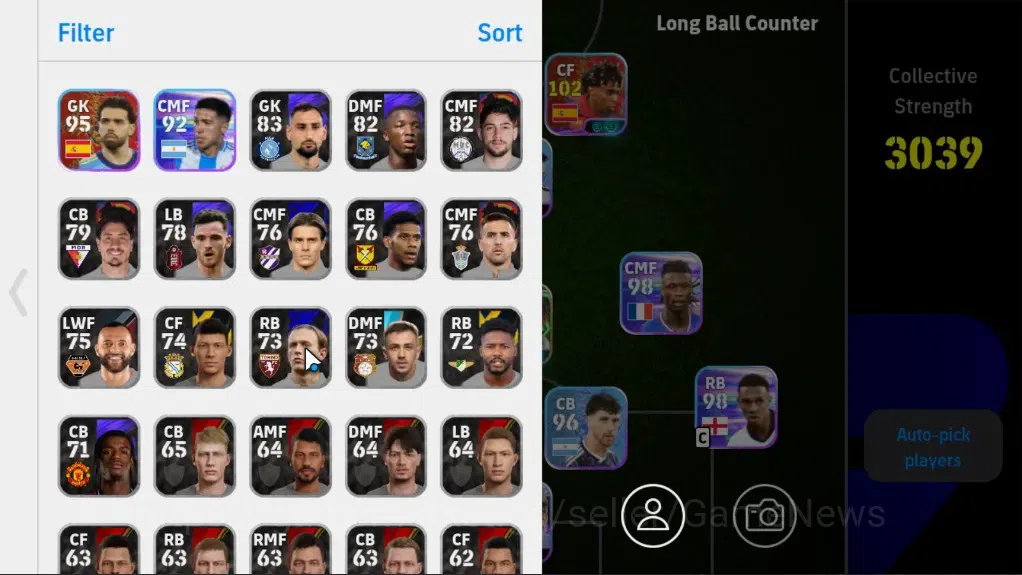 eFootball Accounts Legends & Iconic Players Android|2 Epic,Patrick Vieira,Steven Gerrard|3 Show Time Lionel Messii,Lamine 2