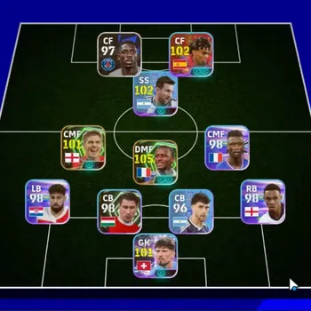 eFootball Accounts Legends & Iconic Players Android|2 Epic,Patrick Vieira,Steven Gerrard|3 Show Time Lionel Messii,Lamine