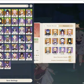 Genshin Impact Accounts Others Asia|AR 55|4 Limited+4 Standard|Linnea C1,Columbina,Escoffier,Flins
