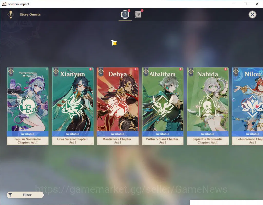 Genshin Impact Accounts ASIA|AR 45|2 limited 23*4Character|[Arlecchino,Xil image 11