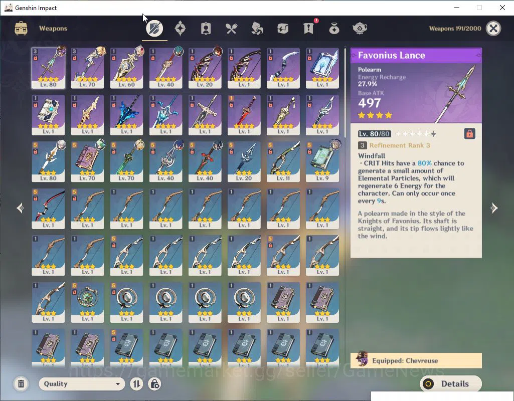 Genshin Impact Accounts ASIA|AR 45|2 limited 23*4Character|[Arlecchino,Xil image 4