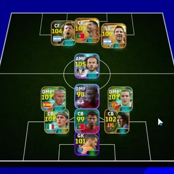 eFootball Accounts Legends & Iconic Players Android|Power 3193|Big Time Lionel Messi,Cristiano Ronaldo|10 Epic F Cannavaro,S