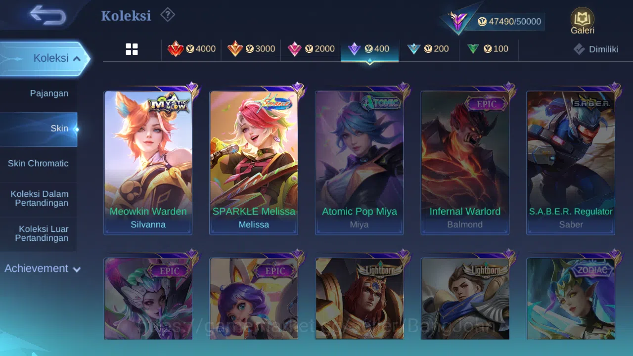 Mobile Legends: Bang Bang Accounts Hero 131 | skin 226 | kof karina | transformers ro image 15