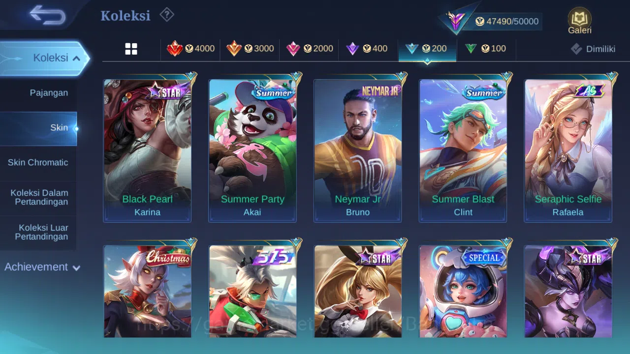 Mobile Legends: Bang Bang Accounts Hero 131 | skin 226 | kof karina | transformers ro image 16