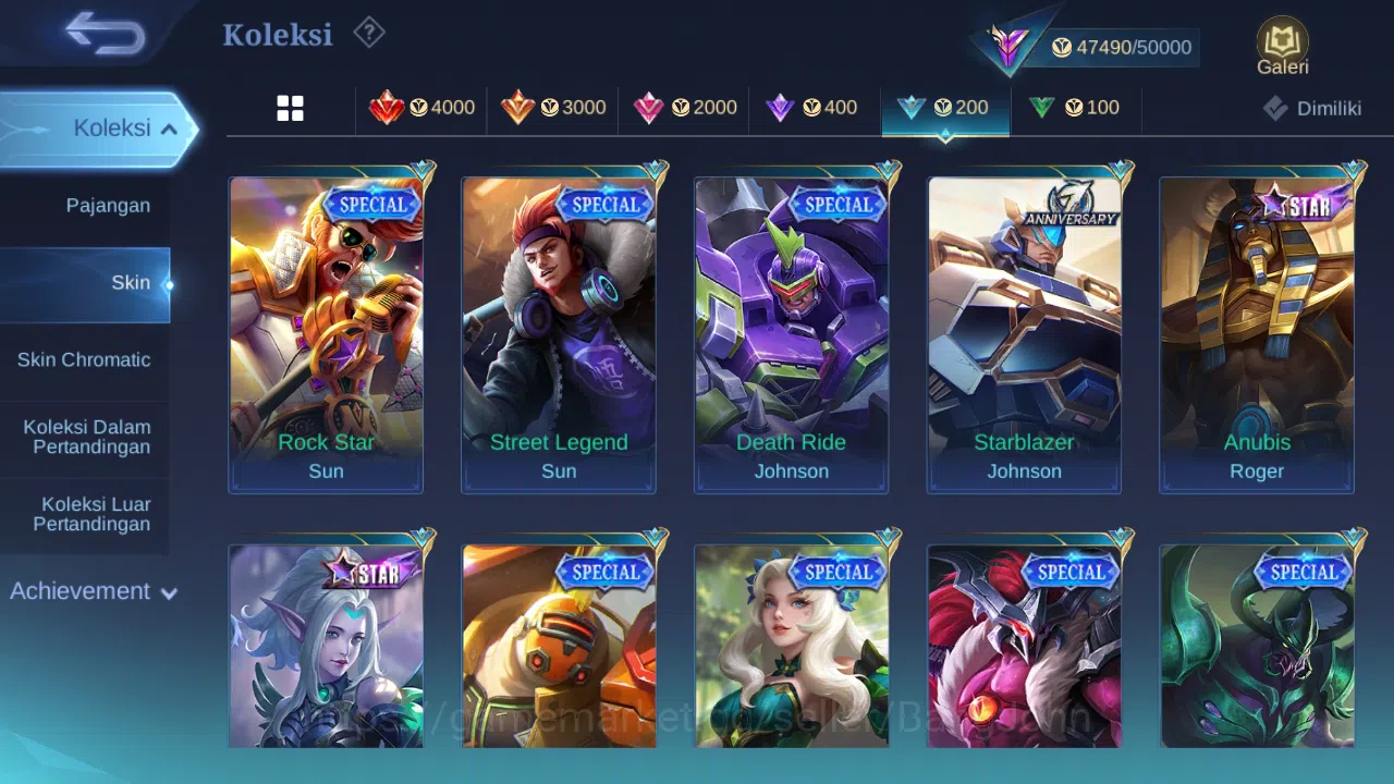 Mobile Legends: Bang Bang Accounts Hero 131 | skin 226 | kof karina | transformers ro image 18