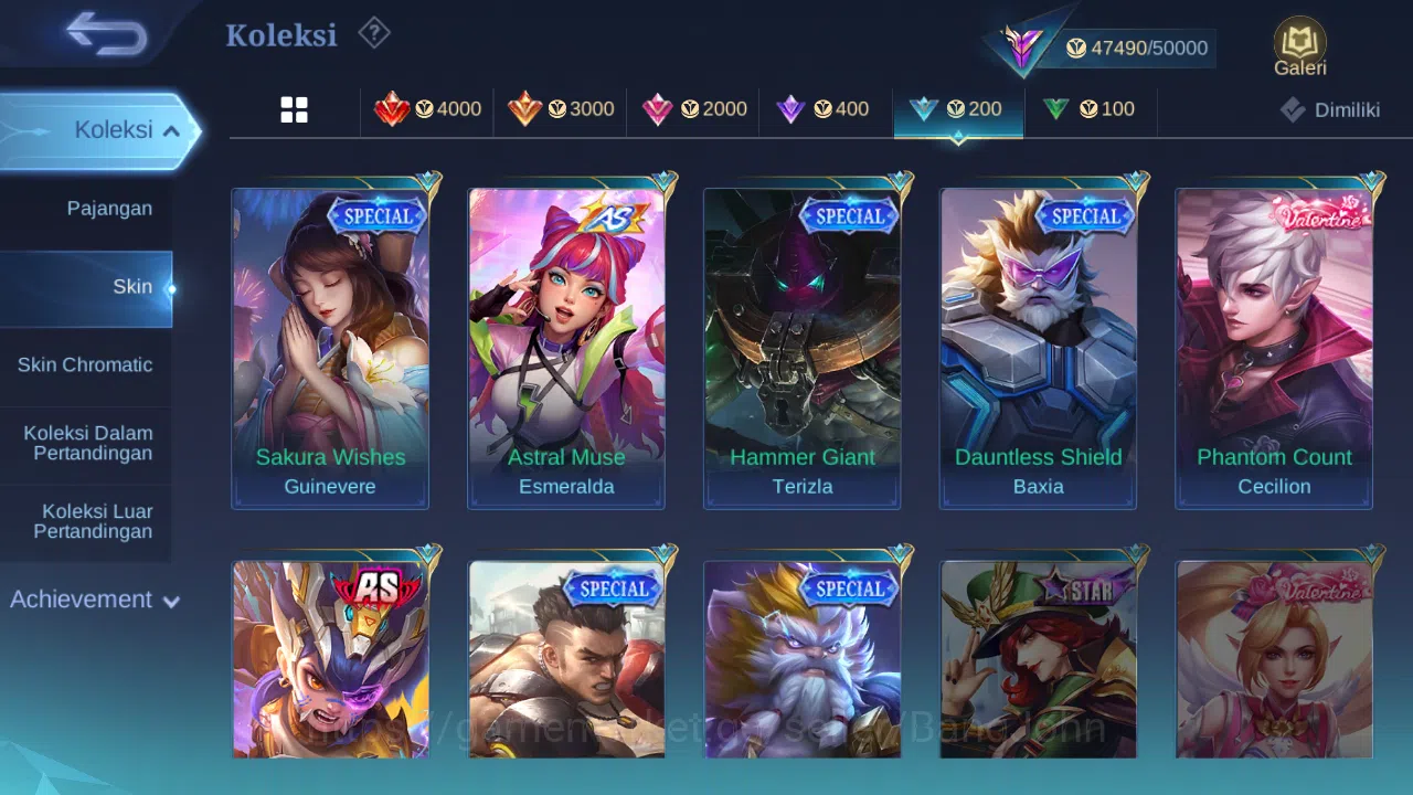 Mobile Legends: Bang Bang Accounts Hero 131 | skin 226 | kof karina | transformers ro image 20