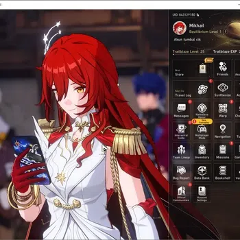 Honkai Star Rail Accounts Starter Asia|TL 25|Starter|3 Limited Char|1 Golden Company|Himeko:Nova,Archer & Acheron|Male