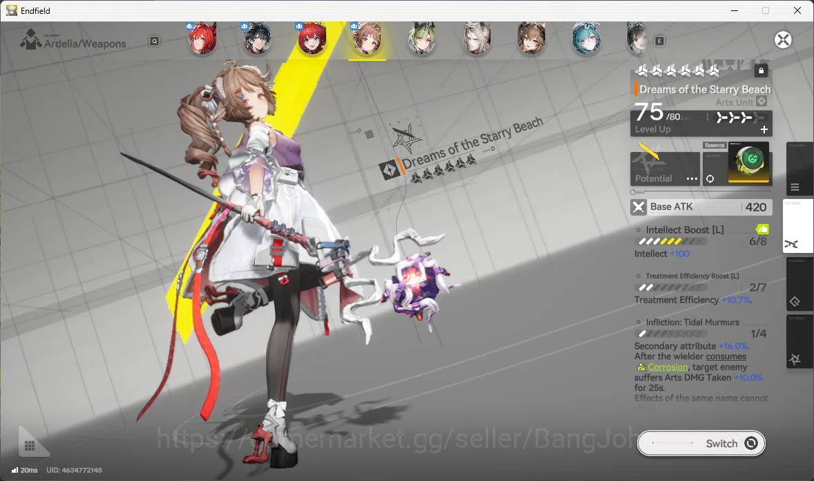Arknights: Endfield Accounts ASIA |Lv 52|2 limit|Laevatain+sign,Gilberta,Lifeng image 13