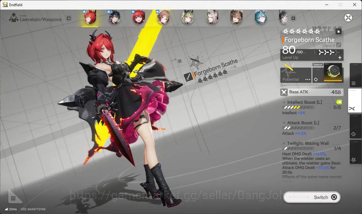 Arknights: Endfield Accounts ASIA |Lv 52|2 limit|Laevatain+sign,Gilberta,Lifeng image 14