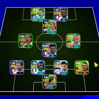 eFootball Accounts Legends & Iconic Players Mobile|PW 3154|Epic Cruyff, Aguero, Thiago, Seaman,Shevchenko, Showtime